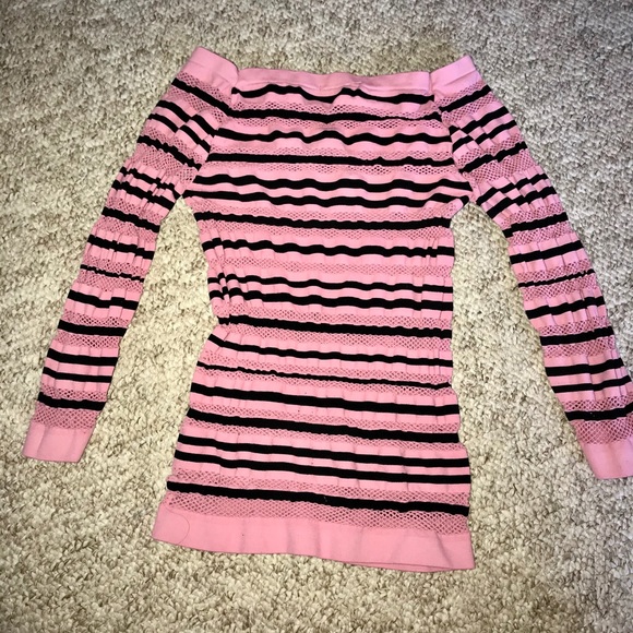 Pink Mesh Top - Picture 2 of 4